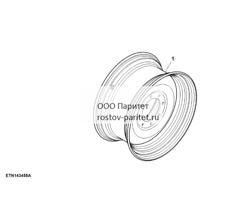 Steel Disk Rear Wheels, 2 Position, TW15LX30, 275 mm Bolt Circle Diameter - ST843543 131.jpg